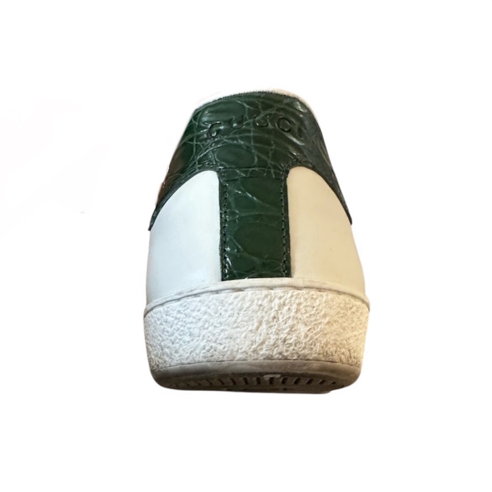 Gucci Ace Sneakers for Men White with Green and Red Stripes - Picture 12 of 15
